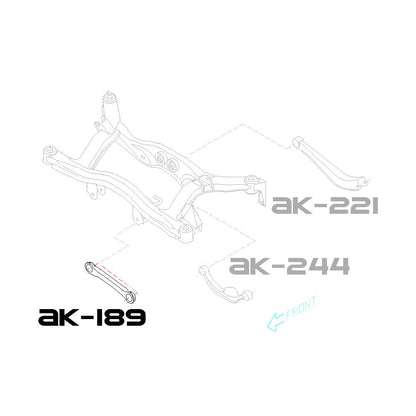 GODSPEED Subaru Outback (BL/BP) 2004-09 Adjustable Rear Lateral Arms With Spherical Bearings Rear Forward
