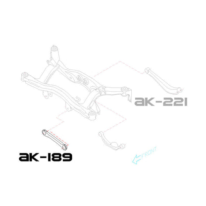 GODSPEED Subaru Baja (BT) 2003-06 Adjustable Rear Lateral Arms With Spherical Bearings Rear Forward