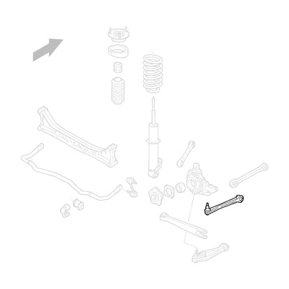 GODSPEED Porsche 911 (997) 2005-12 Adjustable Rear Toe Arms With Ball Joints And Spherical Bearings