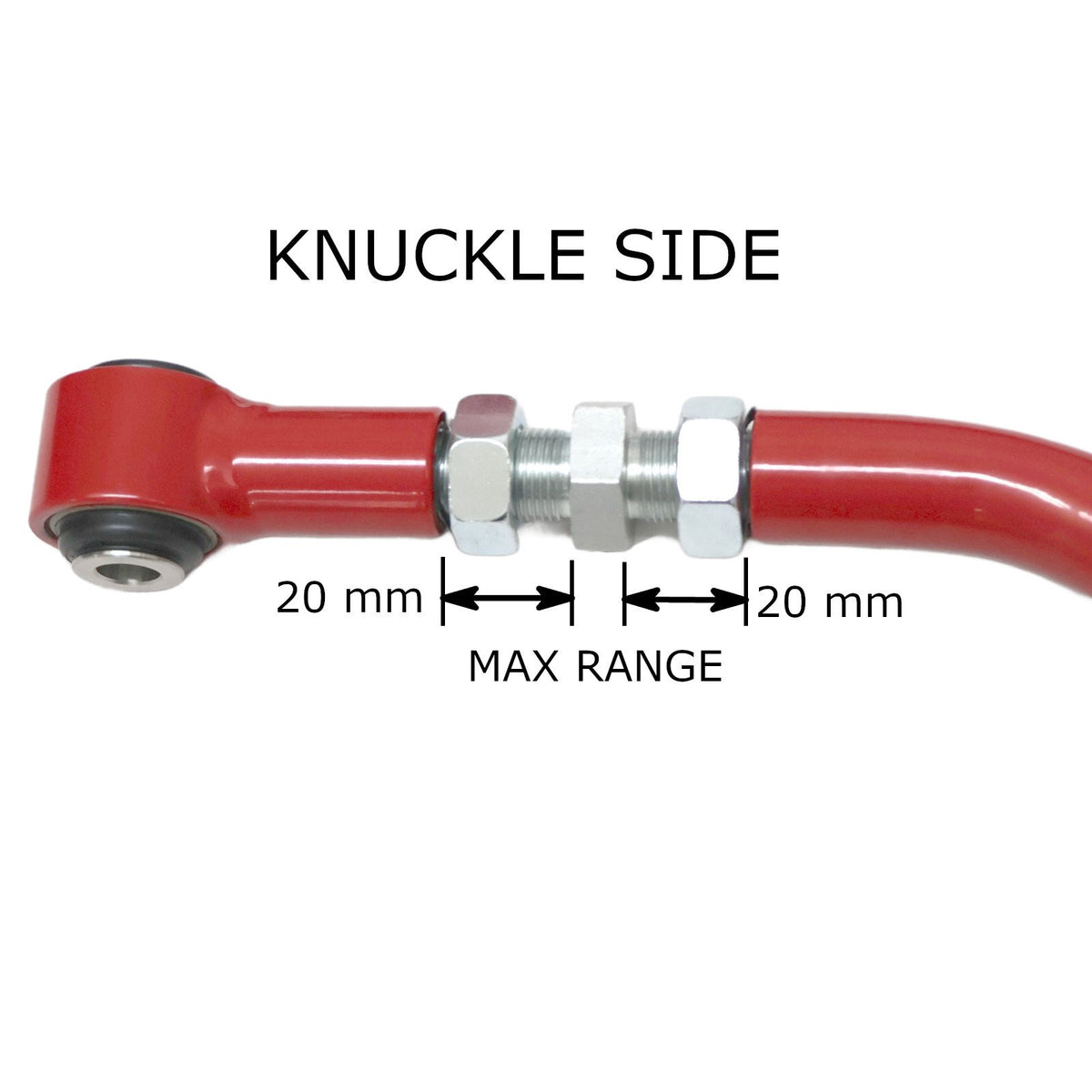 GODSPEED PROJECT Adjustable Rear Toe Arms with Spherical Bearings for Dodge Charger (LX/LD) 2006–2023