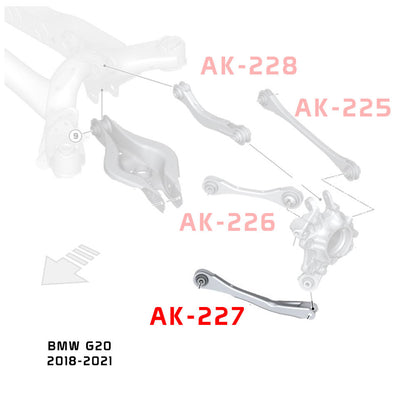 GODSPEED BMW 3-Series (G20) 2019-24 Adjustable Rear Trailing Arms