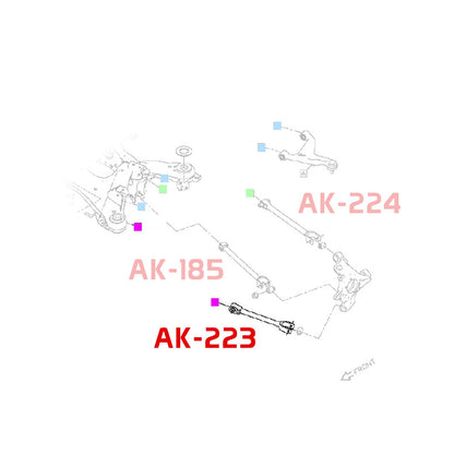 Godspeed Infiniti Q70/Q70L (Y51) 2014-19 Adjustable Rear Toe Arms