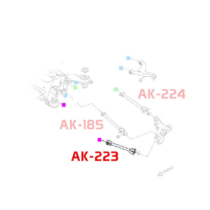 GODSPEED Infiniti Q50 (V37) 2014-23 Adjustable Rear Toe Arms