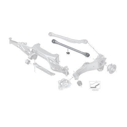 GODSPEED BMW 228i Gran Coupe / xDrive Gran Coupe (F44) 2020-24 Adjustable Rear Camber Arms With Spherical Bearings