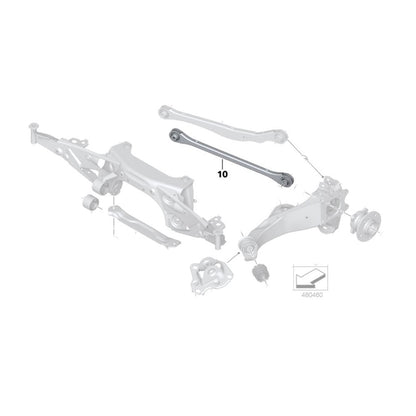 Godspeed BMW X2 (F39) 2018-23 Adjustable Rear Camber Arms With Spherical Bearings