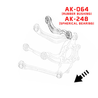 GODSPEED Mercedes-Benz CL500 / CL550 (C216) 2007-14 Adjustable Camber Rear Upper Arms w/ Spherical Bearings
