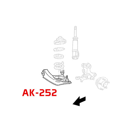 GODSPEED Ford Mustang 1999-04 Adjustable Front Lower A-Arms With Greaseable Ball Joints(Coilover Only)
