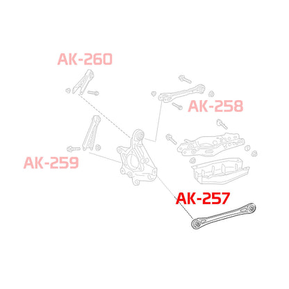 GODSPEED Cadillac CTS 2014-19 Adjustable Rear Trailing Arms w/ Spherical Bearings
