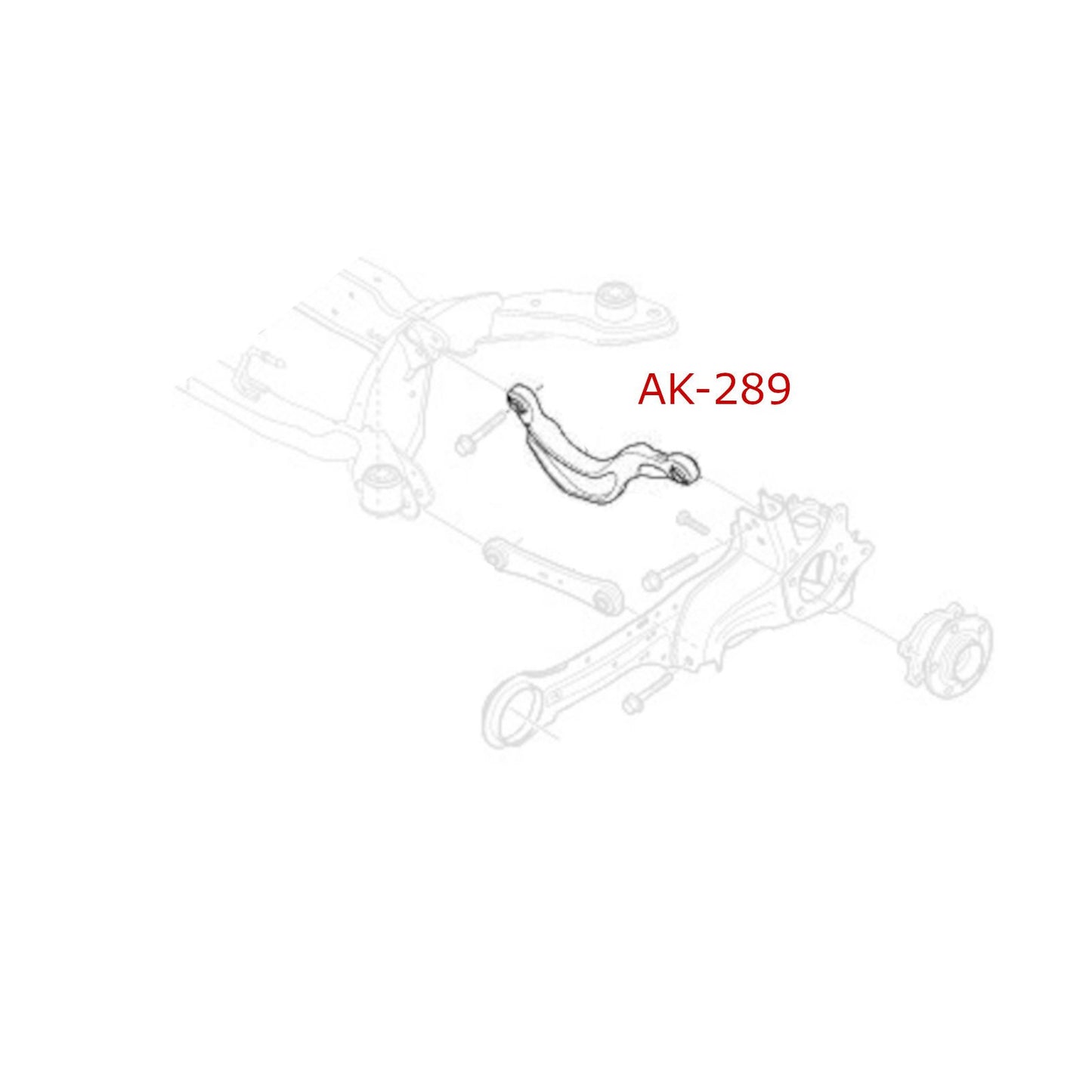 Godspeed Volvo S60 / S60 Cross Country (134) 2011–2018 Adjustable Rear Upper Camber Arms