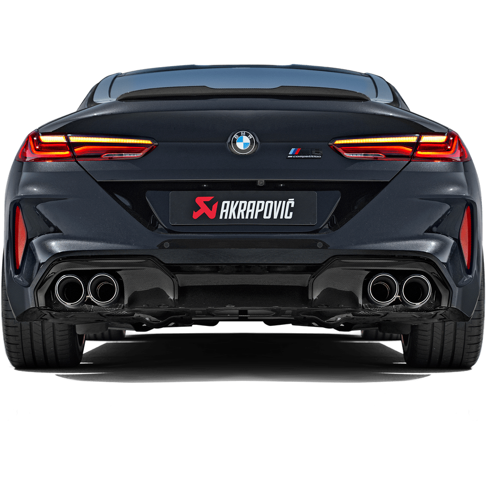 Akrapovic 2021+ BMW M8/M8 Competition (F91/F92) Evolution Line Cat Back (Titanium) w/Carbon Tips