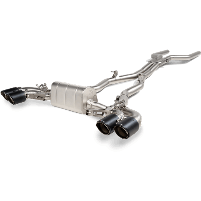 Akrapovic 2021+ BMW M8/M8 Competition (F91/F92) Evolution Line Cat Back (Titanium) w/Carbon Tips
