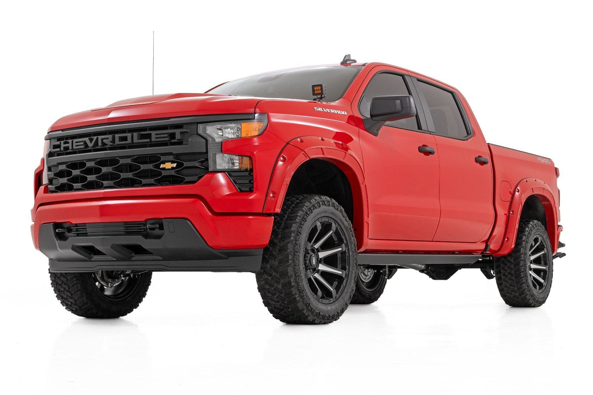 Rough Country Power Running Boards | HT-Series | Crew Cab | Chevy/GMC 1500/2500HD/3500HD (19-26)
