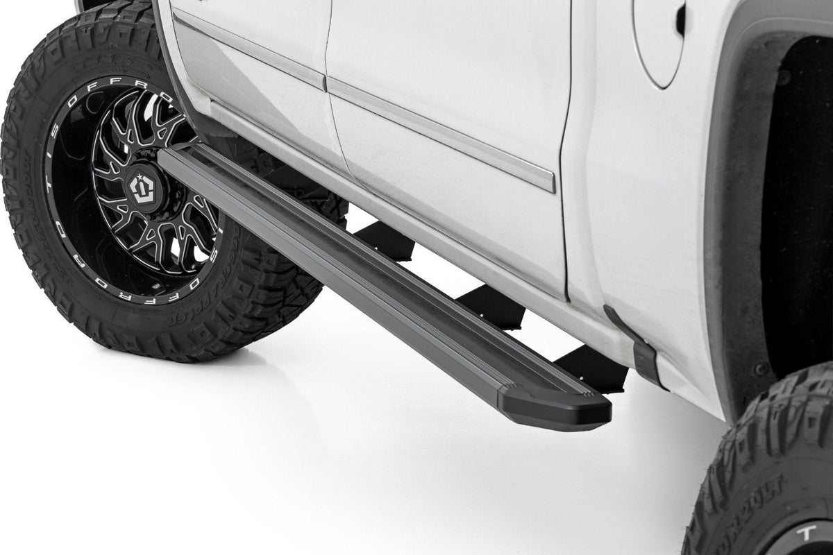 Rough Country Multi-Color LED Running Boards | Crew Cab | Chevy/GMC 1500/2500HD/3500HD (07-19 & Classic)