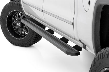 Rough Country Multi-Color LED Running Boards | Crew Cab | Chevy/GMC 1500/2500HD/3500HD (07-19 & Classic)