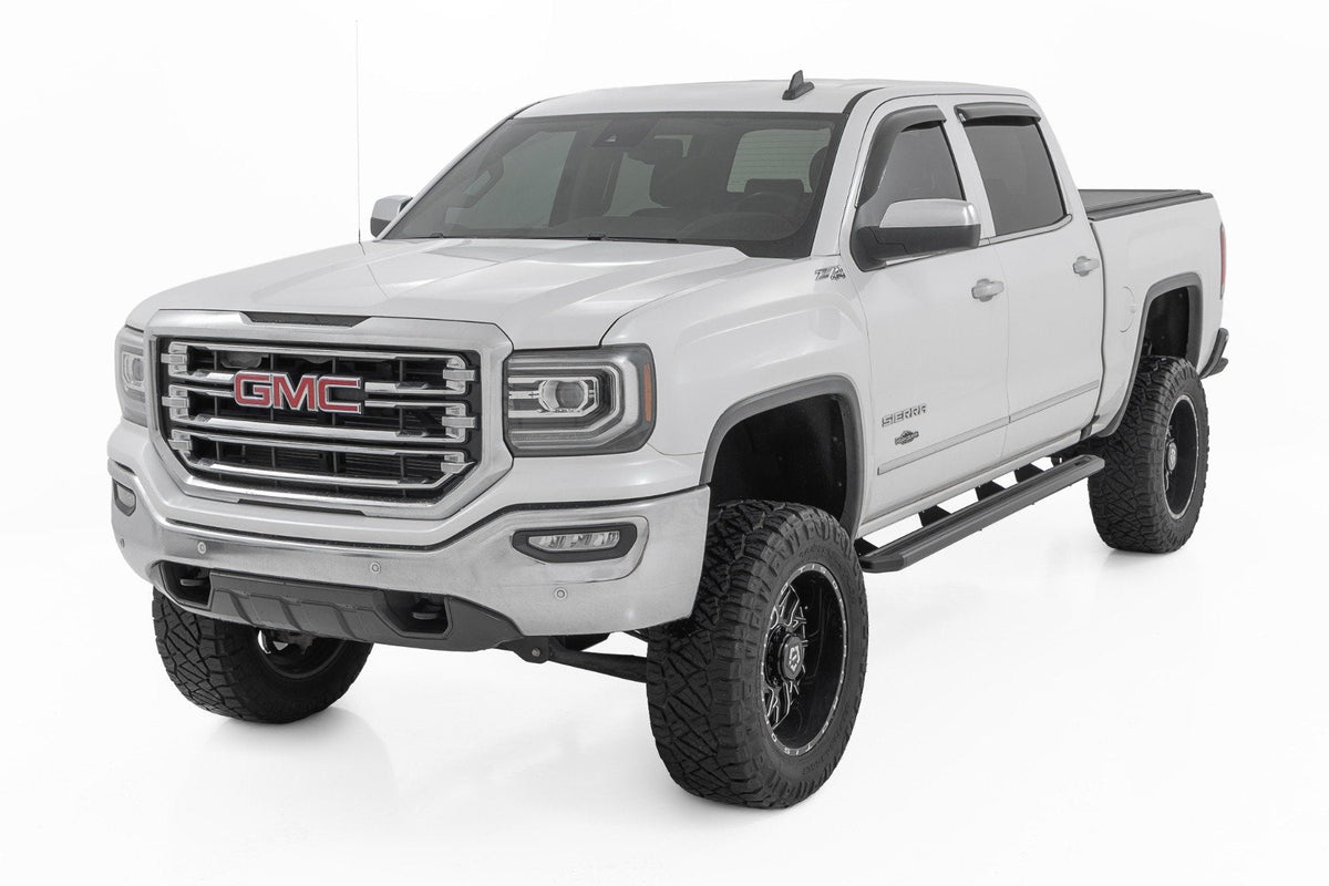 Rough Country Multi-Color LED Running Boards | Crew Cab | Chevy/GMC 1500/2500HD/3500HD (07-19 & Classic)