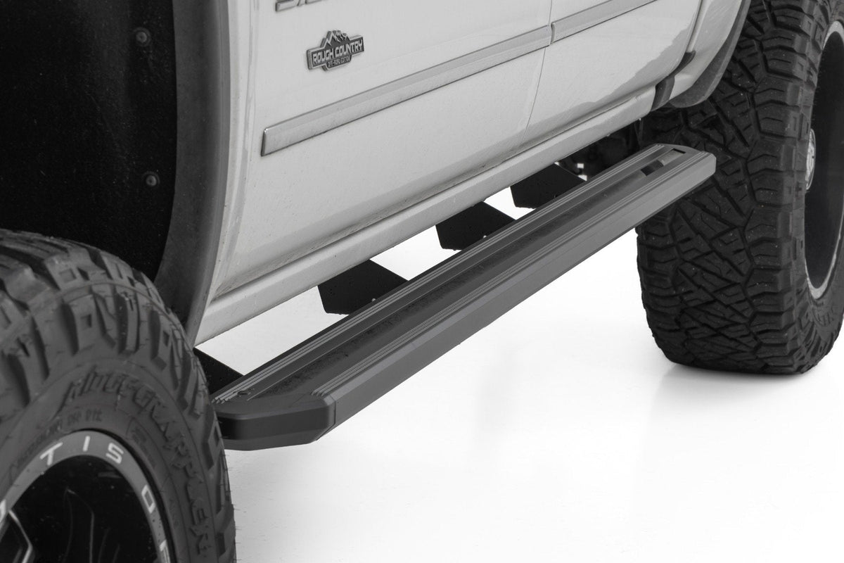 Rough Country Multi-Color LED Running Boards | Crew Cab | Chevy/GMC 1500/2500HD/3500HD (07-19 & Classic)