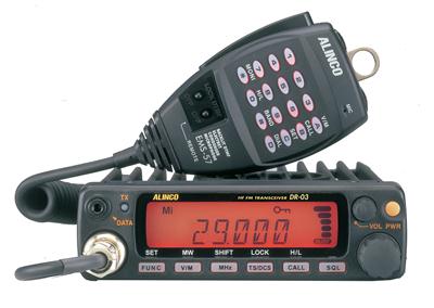 Alinco DR-03T 10 Meter FM Mobile Transceivers