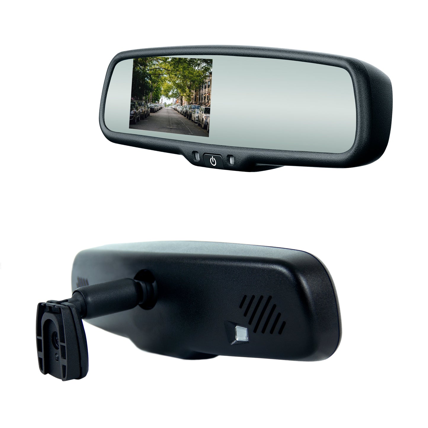 Master Tailgaters 10.5" Rear View Mirror with 4.3" LCD Screen and Wireless Transmitter | Rearview Universal Fit | Auto Adjusting Brightness LCD | Anti Glare | Full Mirror Replacement