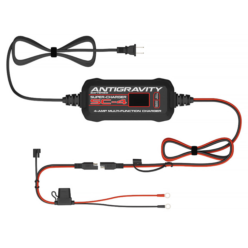 Antigravity SC-4 Super-Charger | 4-Amp Smart Lithium & Lead-Acid Battery Charger