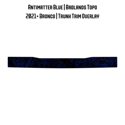 Topo Trunk Trim Overlay / Protector - 2021+ Bronco