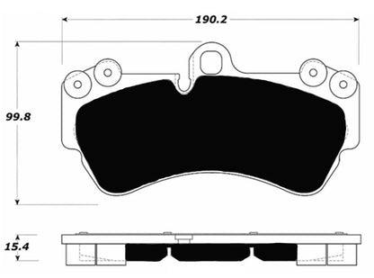 Porterfield Brake Pads for 2005 VOLKSWAGEN TOUAREG 330mm F/Discs