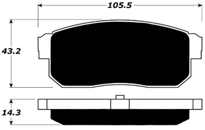 Porterfield Brake Pads for 2010 MAZDA RX 8