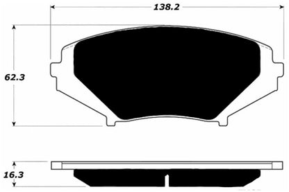 Porterfield Brake Pads for 2006 MAZDA RX 8