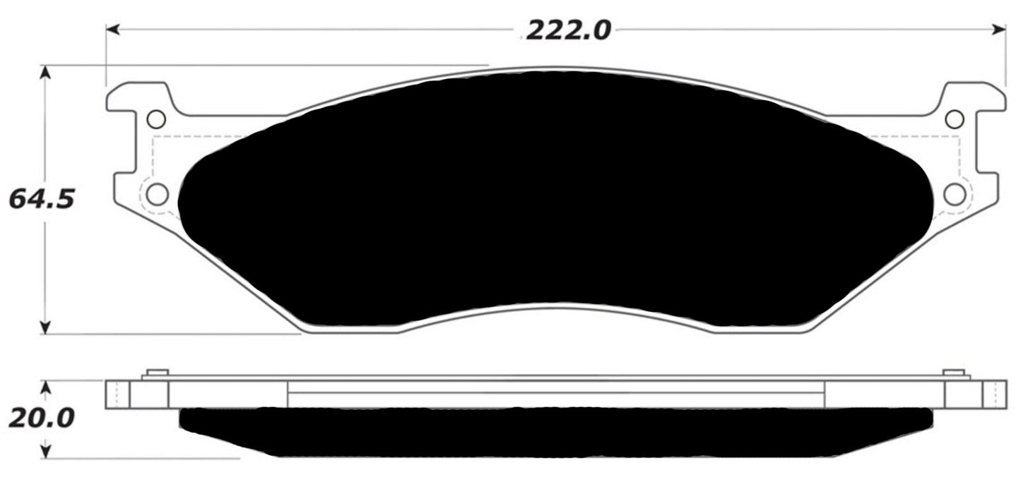 Porterfield Brake Pads for 2006 FORD FIESTA