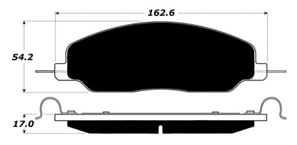 Porterfield Brake Pads for 2005 FORD MUSTANG GT V8