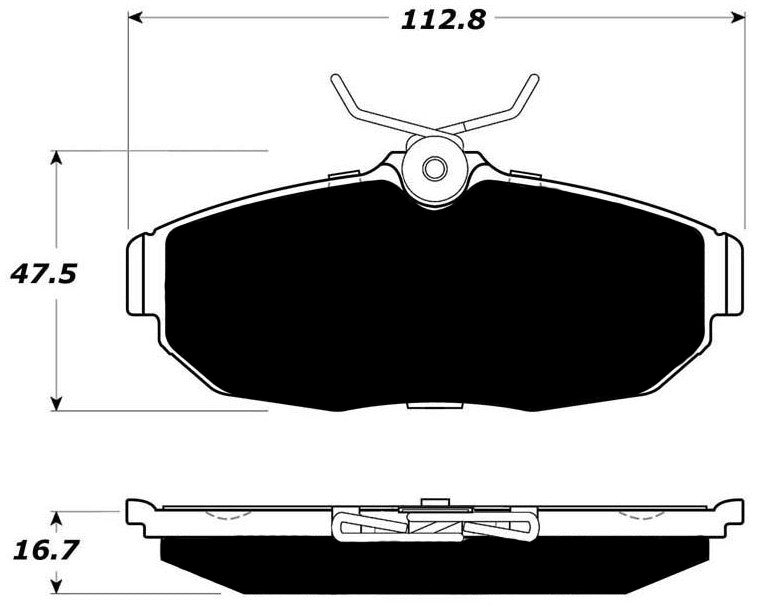 Porterfield Brake Pads for 2005 FORD MUSTANG V6