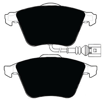 Porterfield Brake Pads for 2011 AUDI TT Quattro - V6 3.2L