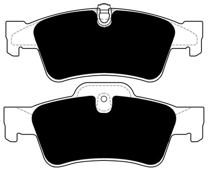 Porterfield Brake Pads for 2007 MERCEDES-BENZ R350 330mm Front Discs