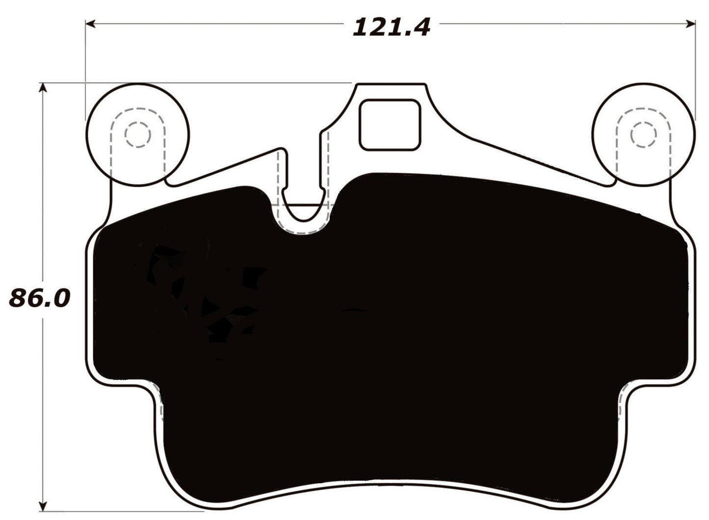 Porterfield Brake Pads for 2011 PORSCHE 911 GTS w/Iron Discs