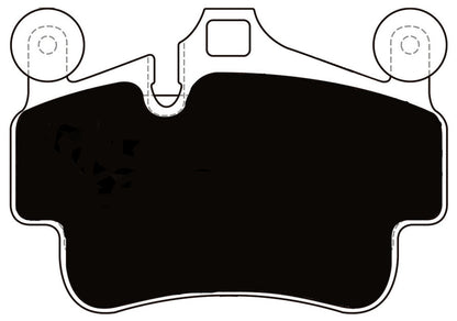 Porterfield Brake Pads for 2011 PORSCHE 911 GTS w/Iron Discs