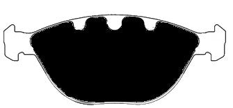 Porterfield Brake Pads for 2009 BMW M6 - w/ Iron Discs