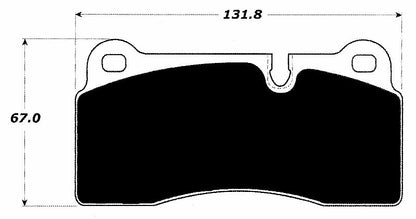 Porterfield Brake Pads for 2001 LAMBORGHINI MURCIELAGO