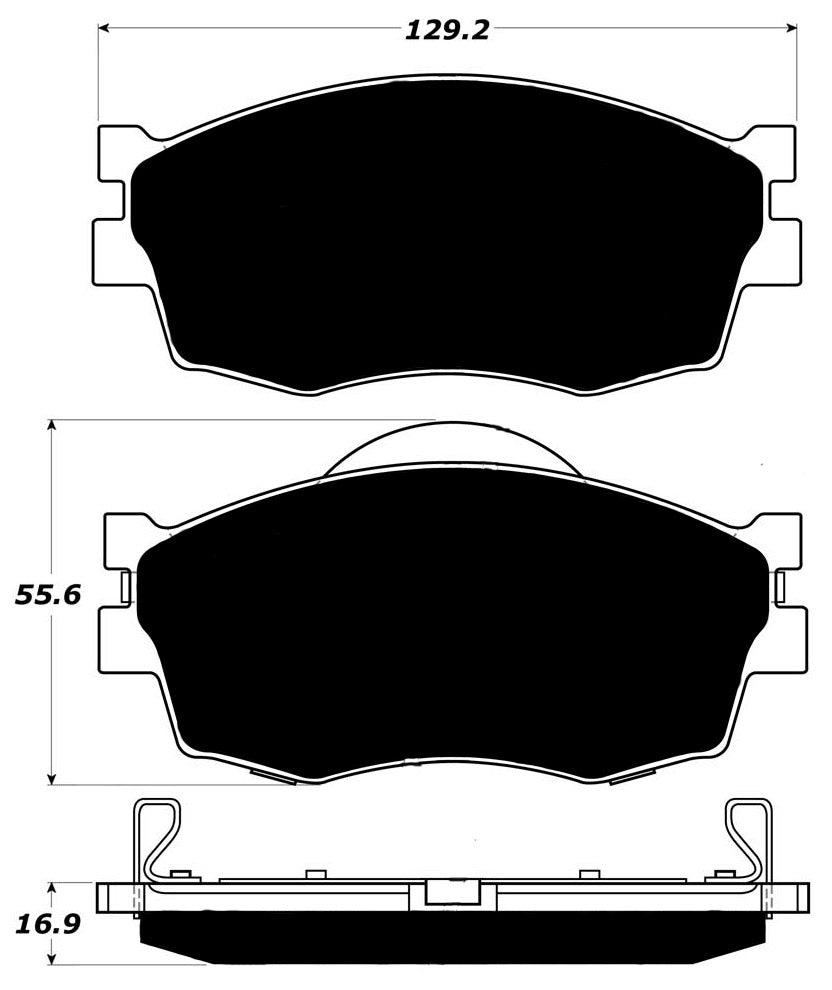 Porterfield Brake Pads for 2009 KIA RIO