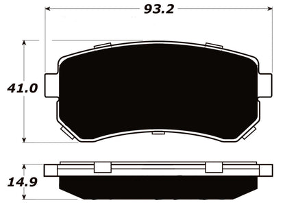 Porterfield Brake Pads for 2006 KIA RIO
