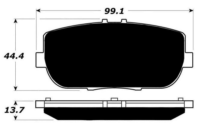 Porterfield Brake Pads for 2007 MAZDA MX-5 MIATA