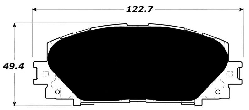 Porterfield Brake Pads for 2012 TOYOTA PRIUS Plug-In