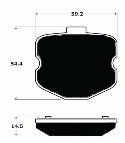 Porterfield Brake Pads for 2006 CHEVROLET CORVETTE Z06