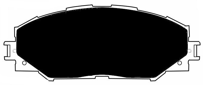Porterfield Brake Pads for 2012 TOYOTA PRIUS V