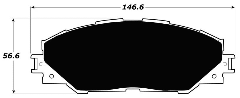 Porterfield Brake Pads for 2012 TOYOTA MATRIX AWD