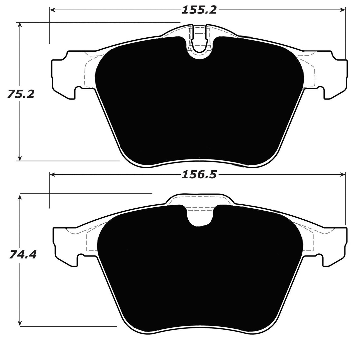 Porterfield Brake Pads for 2016 VOLVO S60 w/ 316mm Front DISC