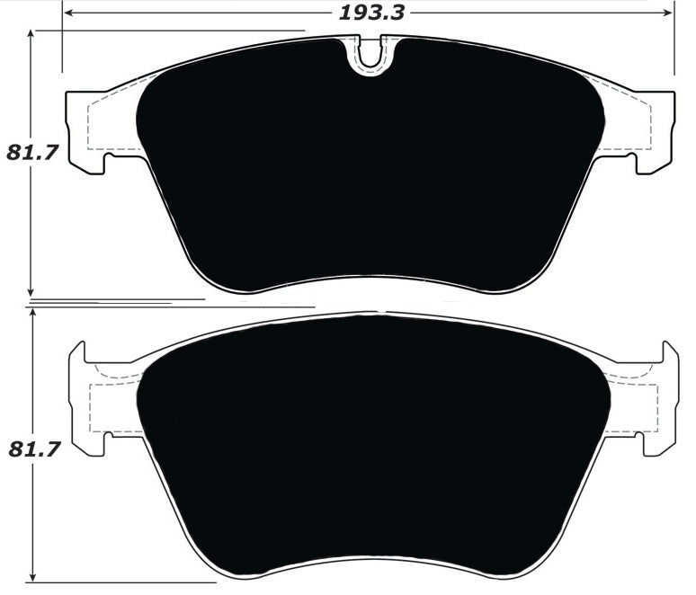Porterfield Brake Pads for 2007 MERCEDES-BENZ R63 AMG