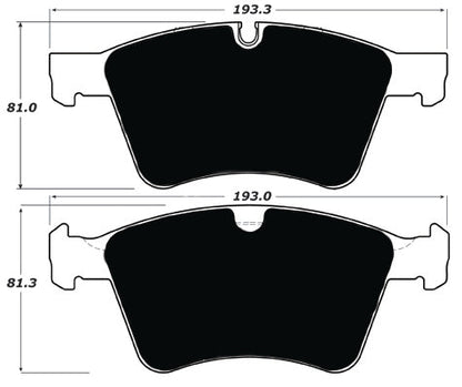Porterfield Brake Pads for 2012 MERCEDES-BENZ GL550 w/373mm Front Rotor