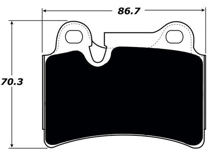 Porterfield Brake Pads for 2008 VOLKSWAGEN TOUAREG 2 V6 3.6L w/330mm Front Discs