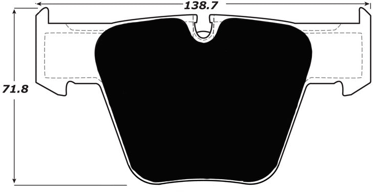 Porterfield Brake Pads for 2012 MERCEDES-BENZ CL65 AMG