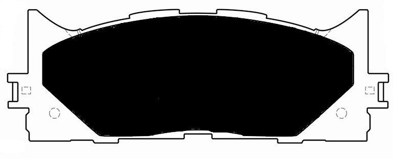 Porterfield Brake Pads for 2010 TOYOTA CAMRY