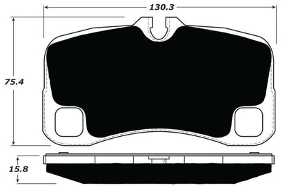 Porterfield Brake Pads for 2007 PORSCHE 911 GT3 w/Iron Discs